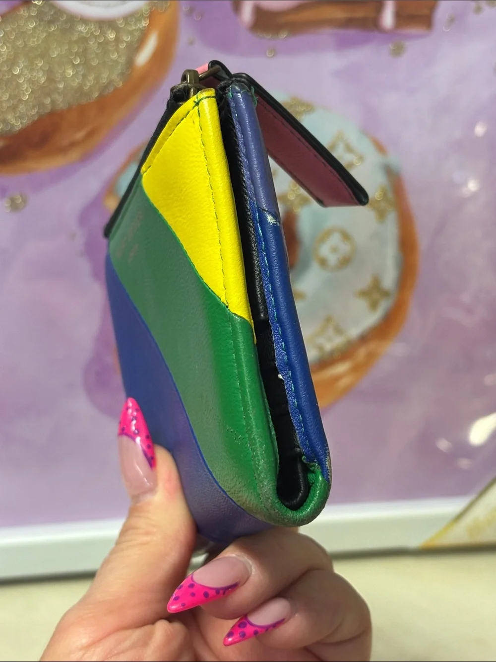 Kurt Geiger Rainbow🌈Zipper Wallet